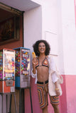 Guayaba Crochet Bikini Top & Boyfriend Shorts